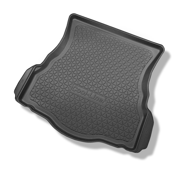 Tapis de coffre adapté pour Ford Mondeo V Hayon (01.2015-04.2022) - bac de coffre - protection de coffre voiture - avec roue de secours à usage temporaire ou kit de réparation