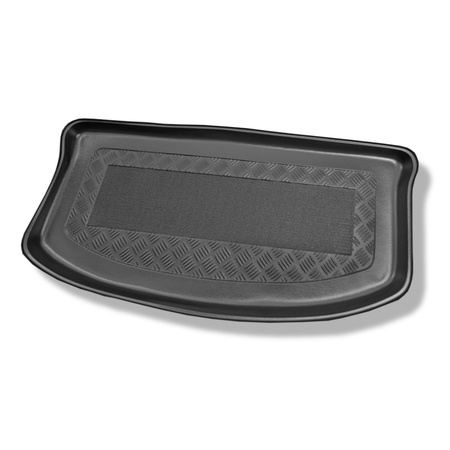 Tapis de coffre adapté pour Suzuki Splash Hayon (01.2008-11.2014) - bac de coffre - protection de coffre voiture - pour les modèles è fond double = coffre supérieur