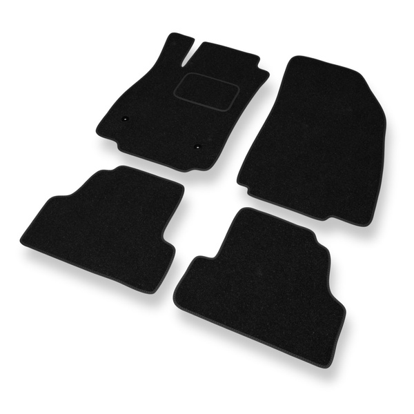 Tapis de Sol Feutres adapté pour Chevrolet Trax Crossover (2012-2017) - tapis de voiture - noir