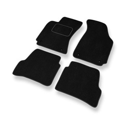 Tapis de Sol Velours adapté pour Volkswagen Passat B5 Berline, SW (1996-2005) - Premium tapis de voiture - noir