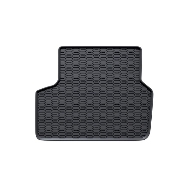 Tapis de sol en caoutchouc adapté pour BMW 5 G30, G31 Berline, Touring (2017-2024) - tapis de voiture - noir - 4 pcs.