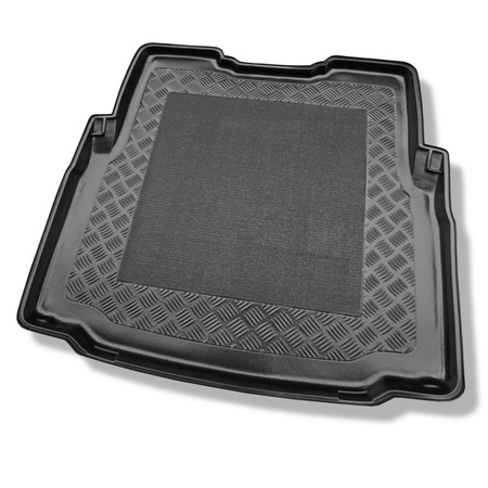 Tapis de coffre adapté pour BMW 3 E46 Berline (1998-02.2005) - bac de coffre - protection de coffre voiture - sans cavité gauche et avec cavité derriere les sieges arriere