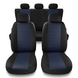 Housses de siège adaptées pour Audi A6 C4, C5, C6, C7, C8 (1994-2019) - housse siege voiture universelles - couverture siege - PF-BL