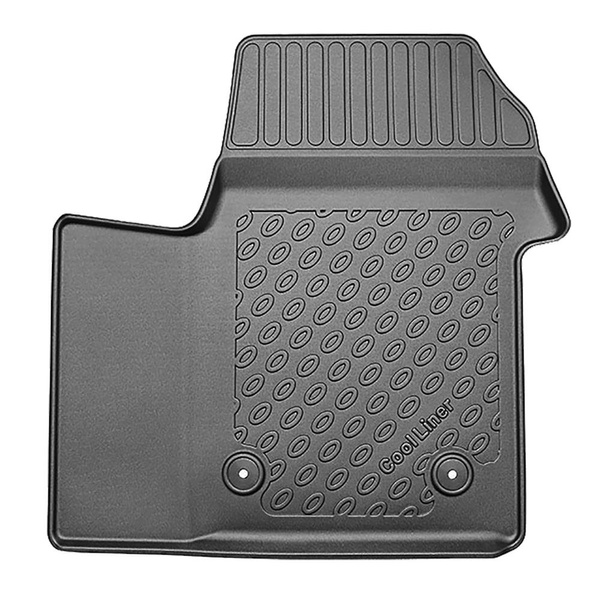 Kit tapis de coffre et tapis de voiture TPE pour: Volkswagen Multivan T7 Van (10.2021-....) - long entraxe;pour la 3ème rangée de sièges;aussi pour la version eHybrid PHEV