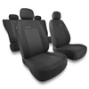 Housses de siège adaptées pour Peugeot 108 (2014-2017) - housse siege voiture universelles - couverture siege - UNE-3