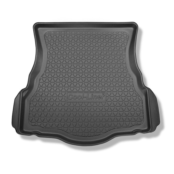 Tapis de coffre adapté pour Ford Mondeo V Hayon (01.2015-04.2022) - bac de coffre - protection de coffre voiture - avec roue de secours à usage temporaire ou kit de réparation