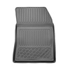 Tapis de sol en TPE adapté pour Peugeot 308 III (P51) Hybrid Hayon (09.2023-....) - tapis de voiture - noir