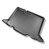 Tapis de coffre adapté pour Dacia Sandero III DJF Hayon (01.2021-....) - bac de coffre - protection de coffre voiture - coffre inférieur; sans plancher double du coffre