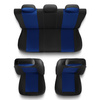 Housses de siège adaptées pour Audi A2 (1999-2005) - housse siege voiture universelles - couverture siege - S-BL