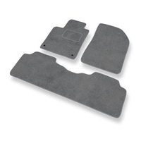 Tapis de Sol Velours adapté pour Citroen C5 I (2001-2004) - Premium tapis de voiture - gris