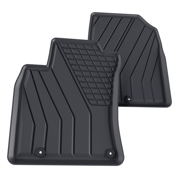 Tapis de sol en TPE adapté pour Kia Ceed Hayon, Break (2018-....) - tapis de voiture - noir