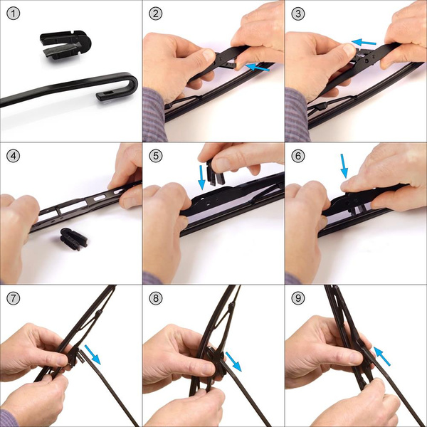 Balais d'essuie-glace de pare-brise adaptés pour Lexus IS III Berline (04.2013-2020) - balais standard