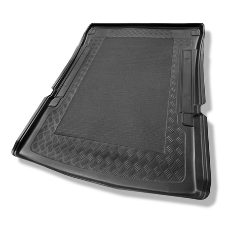 Tapis de coffre adapté pour Volkswagen Caddy IV Maxi Van (10.2007-10.2020) - bac de coffre - protection de coffre voiture - Startline; 5 places; derriere 2e rangée de sieges