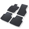 Tapis de sol en caoutchouc adapté pour Volkswagen Passat B9 SW (2024-....) - tapis de voiture - noir - 4 pcs.