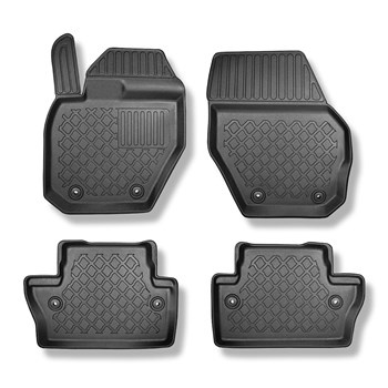 Tapis de sol en TPE adapté pour Volvo V60 I Break (12.2015-10.2022) - également 