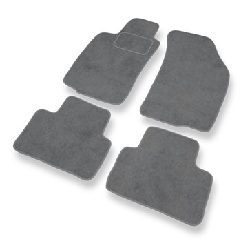 Tapis de Sol Velours adapté pour Alfa Romeo GT (2003-2010) - Premium tapis de voiture - gris