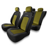 Housses de siège adaptées pour Audi A6 C4, C5, C6, C7, C8 (1994-2019) - housse siege voiture universelles - couverture siege - S-Y
