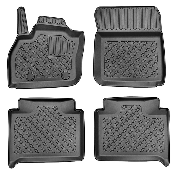 Tapis de sol en TPE adapté pour Renault ZOE Hayon (12.2012-05.2019) - tapis de voiture - noir