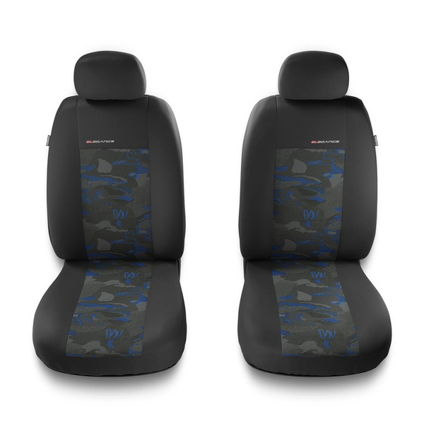 Housses de siège adaptées pour Nissan Sentra V, VI (1998-2012) - housse siege voiture universelles - couverture siege - 2UNE-BL