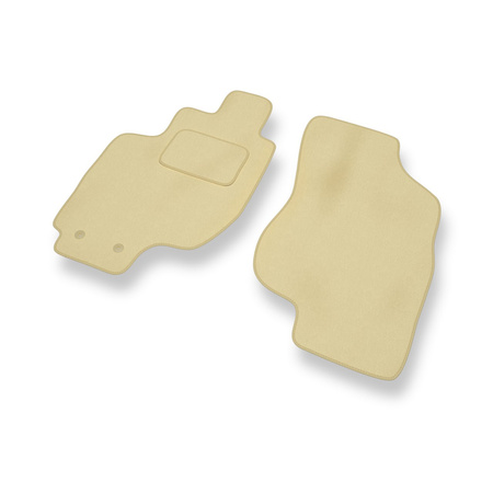 Tapis de Sol Velours adapté pour Hyundai Elantra III (2000-2006) - Premium tapis de voiture - beige