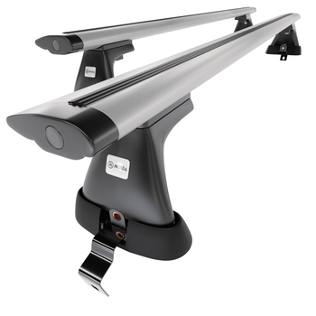 Barres de toit en aluminium adapté pour Volvo S60 Berline (2010-2018) - Porte-Ba