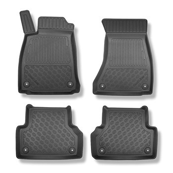 Tapis de sol en TPE adapté pour Audi A4 B9 Avant, Berline (11.2015-2024) - aussi