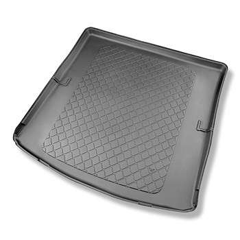 Tapis de coffre adapté pour Ford Explorer VI Plug-in-Hybrid SUV (01.2020-....) - bac de coffre - protection de coffre voiture - 7 places; derrière 2ème rangée de sièges (3me rangée abaissée)