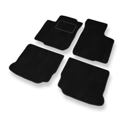 Tapis de Sol Velours adapté pour Volkswagen Bora I Berline, SW (1998-2005) - Premium tapis de voiture - noir