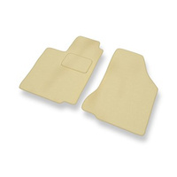 Tapis de Sol Velours adapté pour Seat Ibiza II (1993-2002) - Premium tapis de voiture - beige