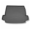 Tapis de coffre adapté pour Renault Megane II Estate (08.2003-05.2009) - bac de coffre - protection de coffre voiture - avec cavité gauche et droite