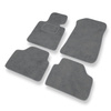 Tapis de Sol Velours adapté pour BMW X1 I E84 SAV (2009-2015) - Premium tapis de voiture - gris