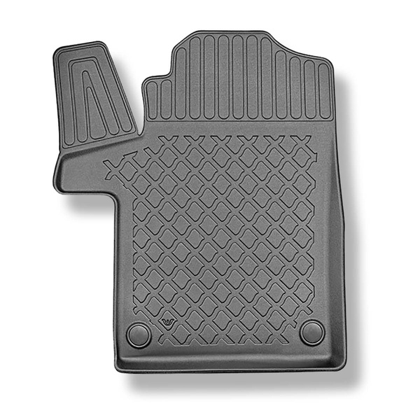 Tapis de sol en TPE adapté pour Mercedes-Benz Vito W447 Van (10.2014-....) - Version compacte, Version longue et Version extra-longue - tapis de voiture - noir