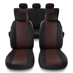 Housses de siège adaptées pour Audi A6 C4, C5, C6, C7, C8 (1994-2019) - housse siege voiture universelles - couverture siege - PF-RD