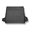 Tapis de coffre adapté pour Nissan Pathfinder III SUV (2005-2013) - bac de coffre - protection de coffre voiture - 5/7 places (3e rangée abaissée); cavités amovibles