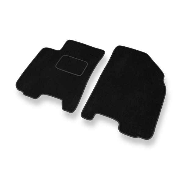 Tapis de Sol Velours adapté pour Daewoo Kalos Berline (2002-2011) - Premium tapis de voiture - noir