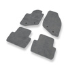 Tapis de Sol Velours adapté pour Volvo XC70 I Crossover (2000-2007) - Premium tapis de voiture - gris