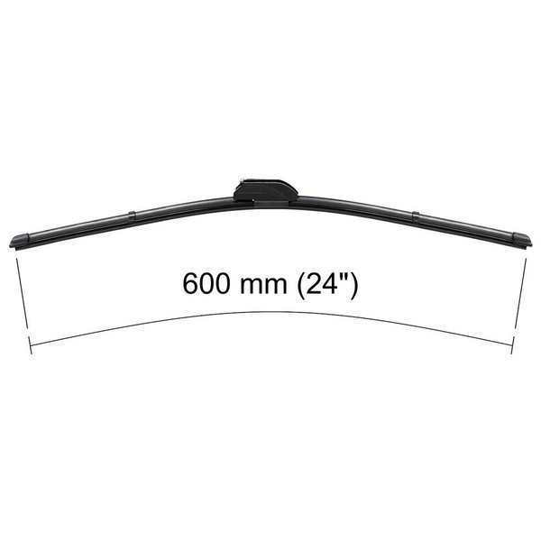 Balai d'essuie-glace de pare-brise adapté pour Mercedes-Benz Classe C W202 Break, Berline (03.1993-02.2001) - balai plat