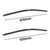 Balais d'essuie-glace de pare-brise adaptés pour Peugeot 508 I Liftback, Berline, SW (10.2010-2017) - balais plat