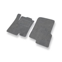Tapis de Sol Velours adapté pour Smart ForFour I Hayon (2004-2006) - Premium tapis de voiture - gris