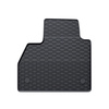 Tapis de sol en caoutchouc adapté pour Renault Kangoo II (2013-2021) - tapis de voiture - noir