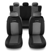 Housses de siège adaptées pour Seat Leon I, II, III (1999-2019) - housse siege voiture universelles - couverture siege - S-G2