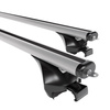 Barres de toit en aluminium adapté pour Mini Countryman R60 SUV (2010-2016) - Porte-Bagages de Voiture argent - rails intégrés
