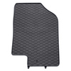 Tapis de sol en caoutchouc adapté pour Hyundai ix20 Monospace (2009-2020) - tapis de voiture - noir - 3 pcs.