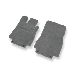 Tapis de Sol Velours adapté pour Mercedes-Benz CL W215 Coupé (1999-2006) - Premium tapis de voiture - gris