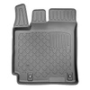 Tapis de sol en TPE adapté pour Hyundai Kona Hybrid SUV (09.2019-....) - pas pour la version électrique - tapis de voiture - noir