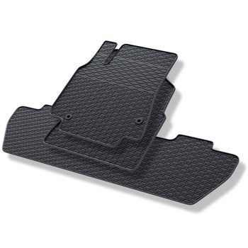 Tapis de sol en caoutchouc adapté pour Citroen Berlingo II Van (2008-2018) - tap