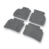 Tapis de Sol Velours adapté pour Opel Insignia II (2017-....) - Premium tapis de voiture - gris