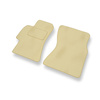 Tapis de Sol Velours adapté pour Subaru Legacy IV (2003-2009) - Premium tapis de voiture - beige