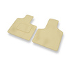Tapis de Sol Velours adapté pour Chrysler Grand Voyager III Monospace (1996-2000) - Premium tapis de voiture - beige