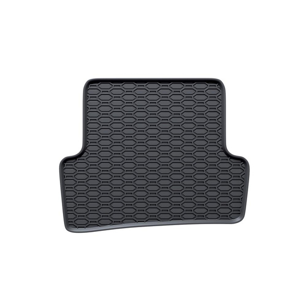 Tapis de sol en caoutchouc adapté pour Renault Clio IV Hayon (2012-2019) - tapis de voiture - noir - 4 pcs.